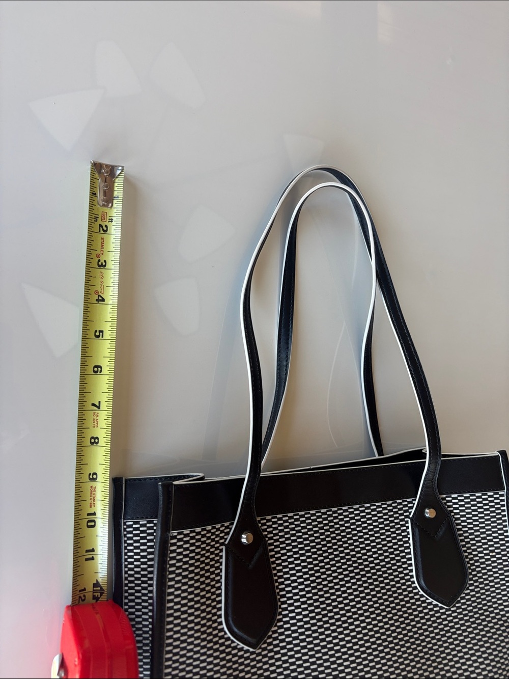 Michael Kors Black & White Logo Tote - Picture 7 of 9